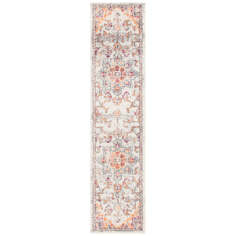 Brieta Machine Woven Beige/Orange Indoor Rug