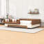 Lit plateforme simple en bois avec tablettes-104833803-104833812