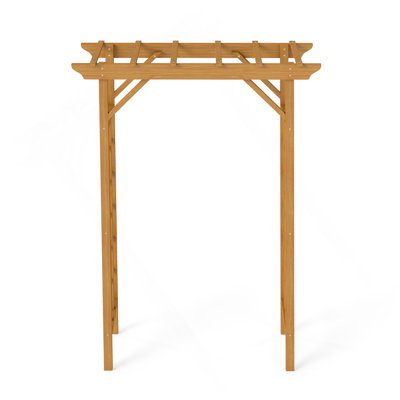 Tonnelle en bois, arche de mariage pour la cérémonie, treillis en bois pour l'escalade des plantes, pergola de décoration de Noël pour jardin