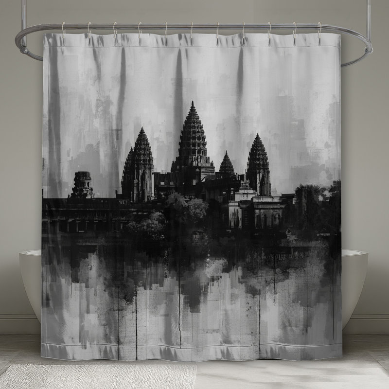 Rideaux de douche Angkor Wat, L 70 po x H 84 po