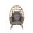 Wicker Egg Chair (Excluding The Table)