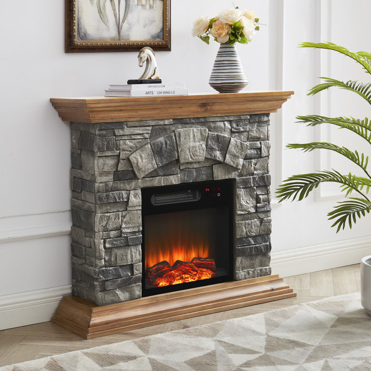 Andover Mills™ Iseminger 40.16'' W Electric Fireplace u0026 Reviews - Wayfair  Canada