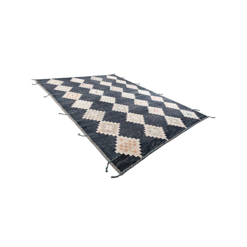 Tapis noir Ottilie