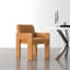 Leny Leather Arm Chair in Butterscotch/Camel