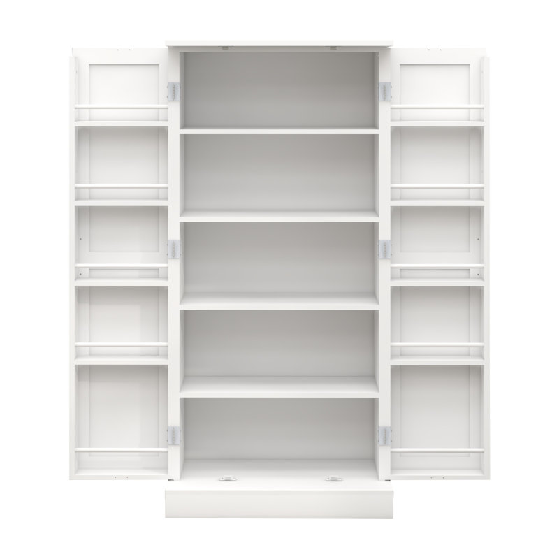 Brygida 23.62'' Sideboard, Silver/White