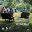 Causeuse de camping pliante