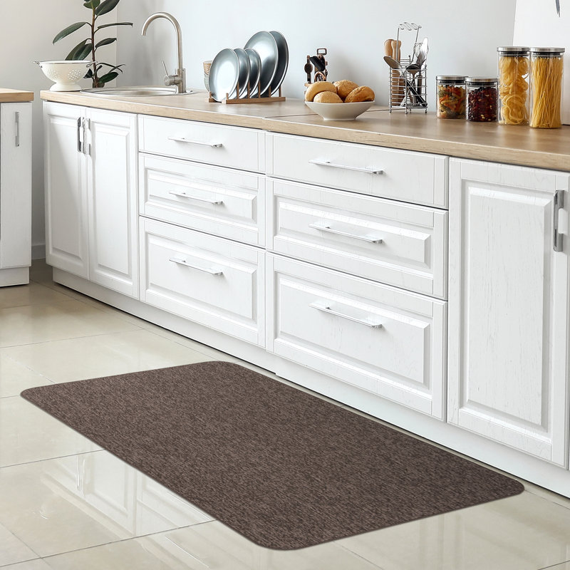 Nyriah Skid-Resistant Carpet Indoor Area Rug Floor Mat - Pebble Gray - Many Other Sizes To Choose From, Rectangle 3' x 5'