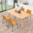 Faux Leather Upholstered Metal Side Chair-64827229