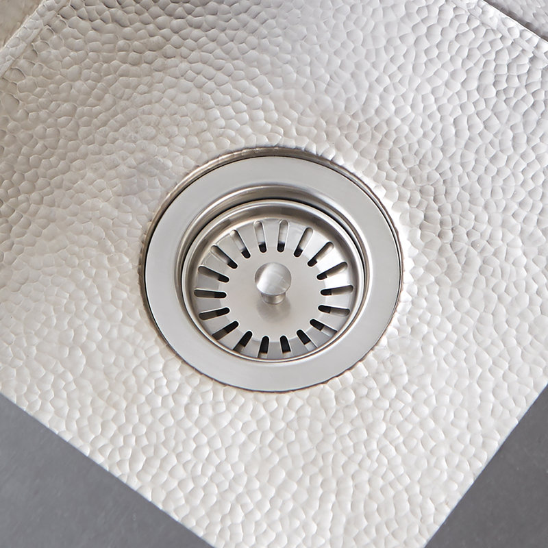3.5'' Grid Kitchen Sink Drain, Brushed Nickel