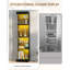 Glass Display Cabinets with Lights, Intelligent Human Sensor, Adjustable Shelves, Bookcase for Living Room, Glass Display Cupboard for Collectibles Trophy Books 