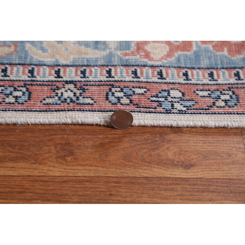 Tapis oriental géométrique Bakhtiari noué à la main 10 x 13