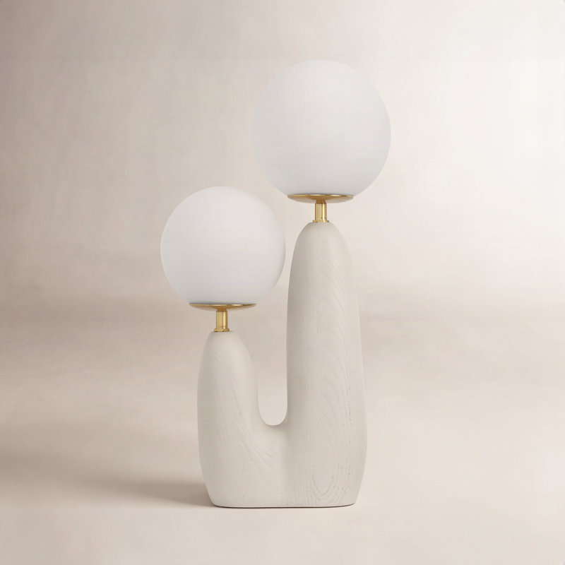 Ilsa Resin Novelty Lamp, Almond