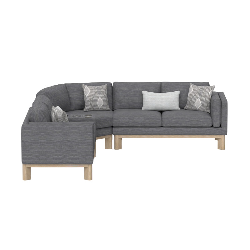Console modulaire avec USB et porte-gobelets