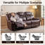 Ensemble de salon inclinable 3 pièces Jepum-1275455118