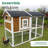 Tincher 33.2 Square Feet Chicken Coop with Chicken Run For Up To 6 Chickens