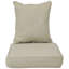 Ensemble de coussins de siège et de dossier 24 po x 24 po - Gris-2076813232