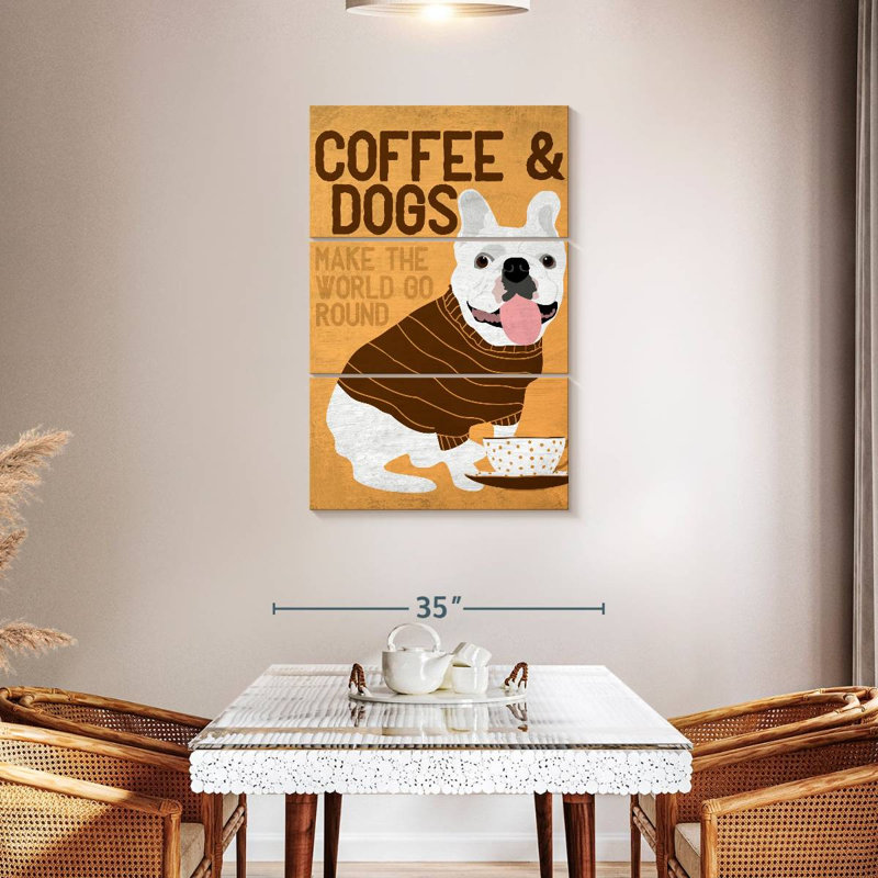 Bouledogue français Ketti Coffee and Dogs, H 45 po x l 28 po
