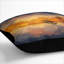 A Boat At Sunset In Abstract Square Throw Cushion-56189209-56189210