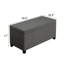 Banc de rangement avec repose-pieds 36 pouces-834033166