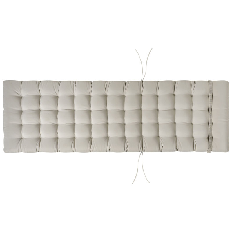 Sun Lounger Pad Cushion CESANA PREMIUM, Taupe