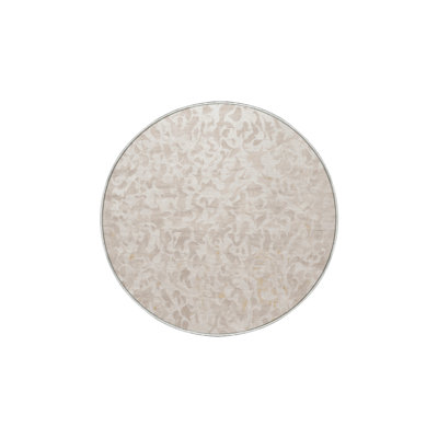 Silky Soft Plush Beige Area Rug