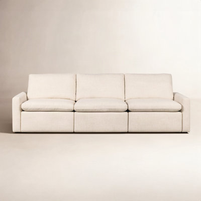 Downing 111" Genuine Leather Reclining Sofa
