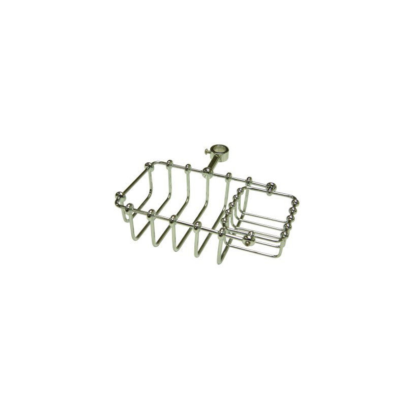 Vintage Shower Caddy, Polished Chrome