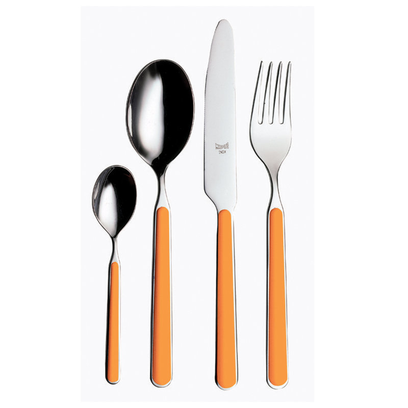 Fantasia 24-Piece Cutlery Set, Orange