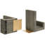 Wood Non-Skid Bookends