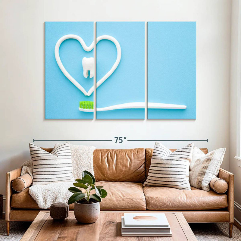 Alcaraz Love Your Teeth, 42" H x 65" W