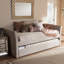 Lit de jour simple avec lit gigogne Angeles-1793751059