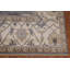 Grand tapis indien gris et bleu Niaz 10 x 14