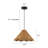 1-Light Organic Rattan Pendant Light