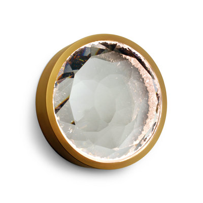 Medallion 1 - Light LED Flush Mounted Sconce