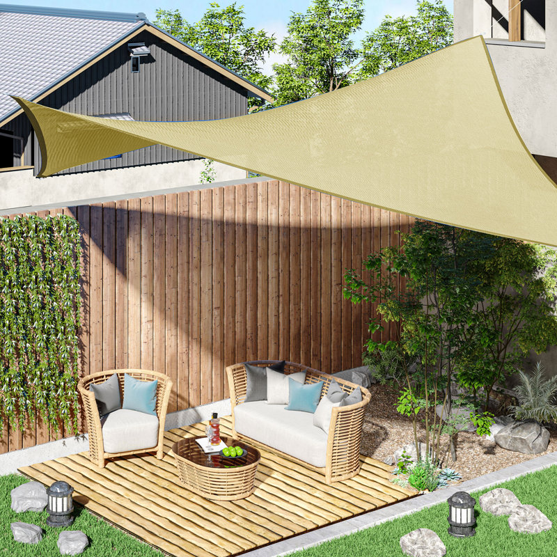 13' x 10' Rectangle Shade Sail, Sand