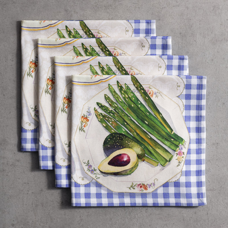100% Cotton Gingham Square Napkin