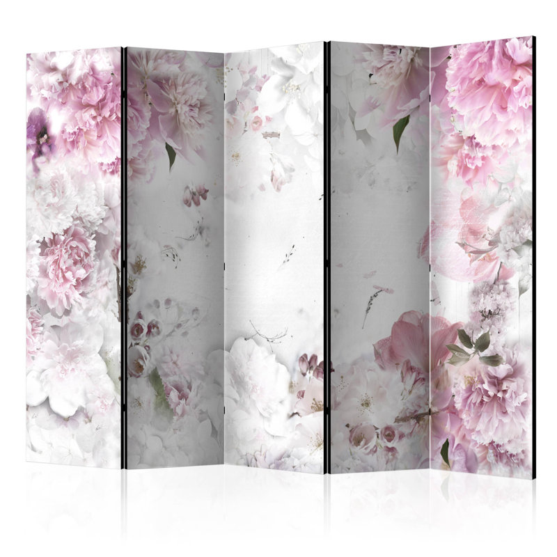 225cm W x 172cm H 5 - Panel Acoustic Room Divider Folding Room Divider