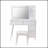 Modern Makeup Vanity Desk With LED Lights, Adjustable Mirror, And 4 Drawers, Ideal For Stylish And Functional Bedroom Use-863553530