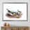 Illustration d'oiseau rétro II - impression sur toile