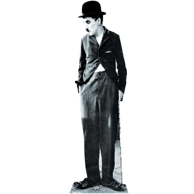 Accroche en carton charlie chaplin