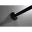 Bras de douche noir mat, fabrication en acier inoxydable, installation simple et approche de propreté Facile à nettoyer, se connecte solidement à la pomme de douche pour une douche parfaite