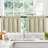 Short Room Darkening Thermal Insulated Window Curtains (Set of 2)-1083889030-1083889031