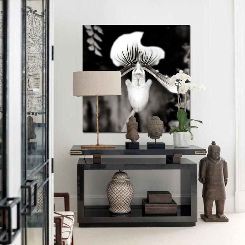 Beautiful Paphiopedilum Print, Square - 56" H x 56" W x 2.5" D, Paper