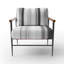 Chaise à rayures en tissu d'ameublement-1567181222