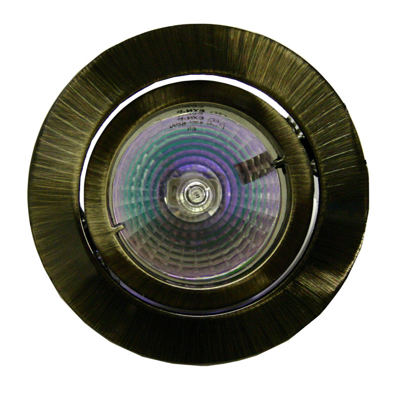 Recessed Housing, Antique brass