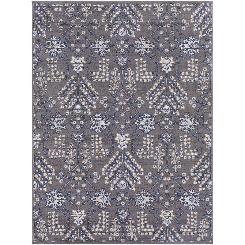 Bunnlevel Ikat Indoor Rug, Rectangle 5'3" x 7'