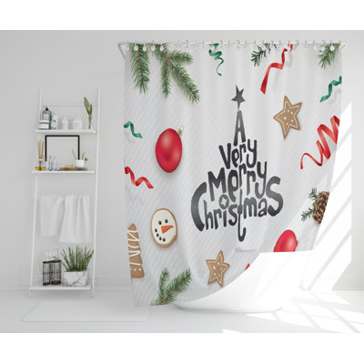 Chad Polyester Shower Curtain Set