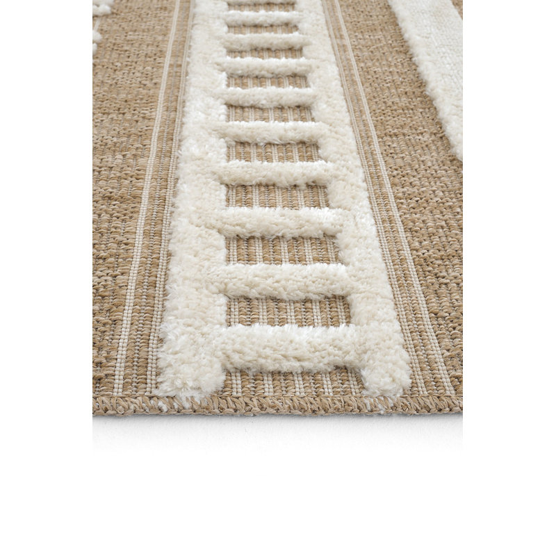 Ahil Machine Made Indoor / Outdoor Area Rug, Rectangle 5'3" x 8'2"
