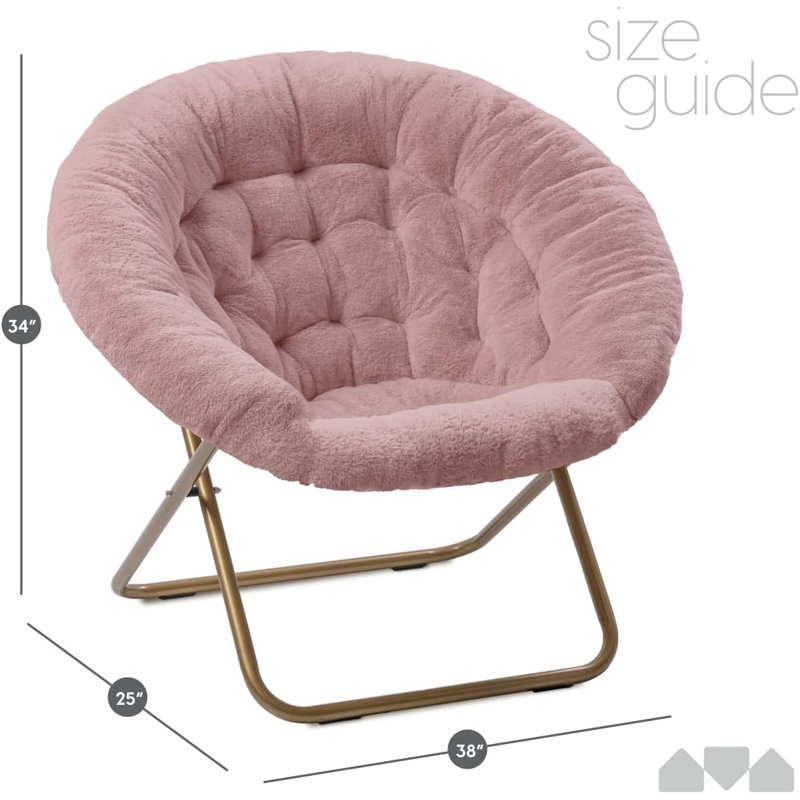 Capitonnage Donamarie de 25 po de largeur, Fausse fourrure rose