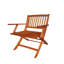 Chaise Adirondack d'extérieur ou d'intérieur en bois, pliable